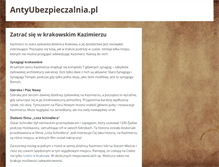 Tablet Screenshot of antyubezpieczalnia.pl